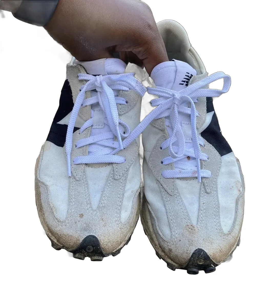 NEW BALANCE 327 before restoration