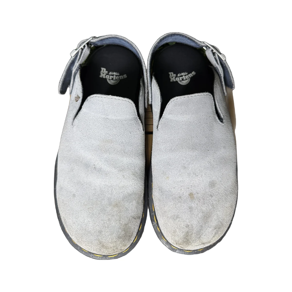DR. MARTENS SUEDE MULE before restoration